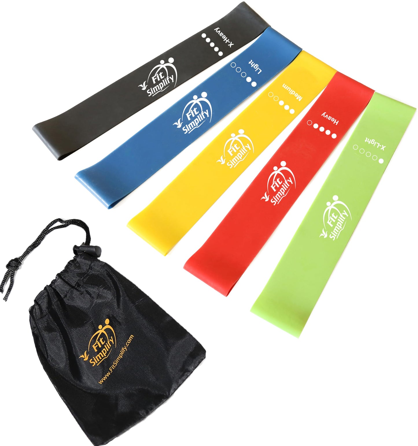 Resistance Loop Exercise Bands Set of 5