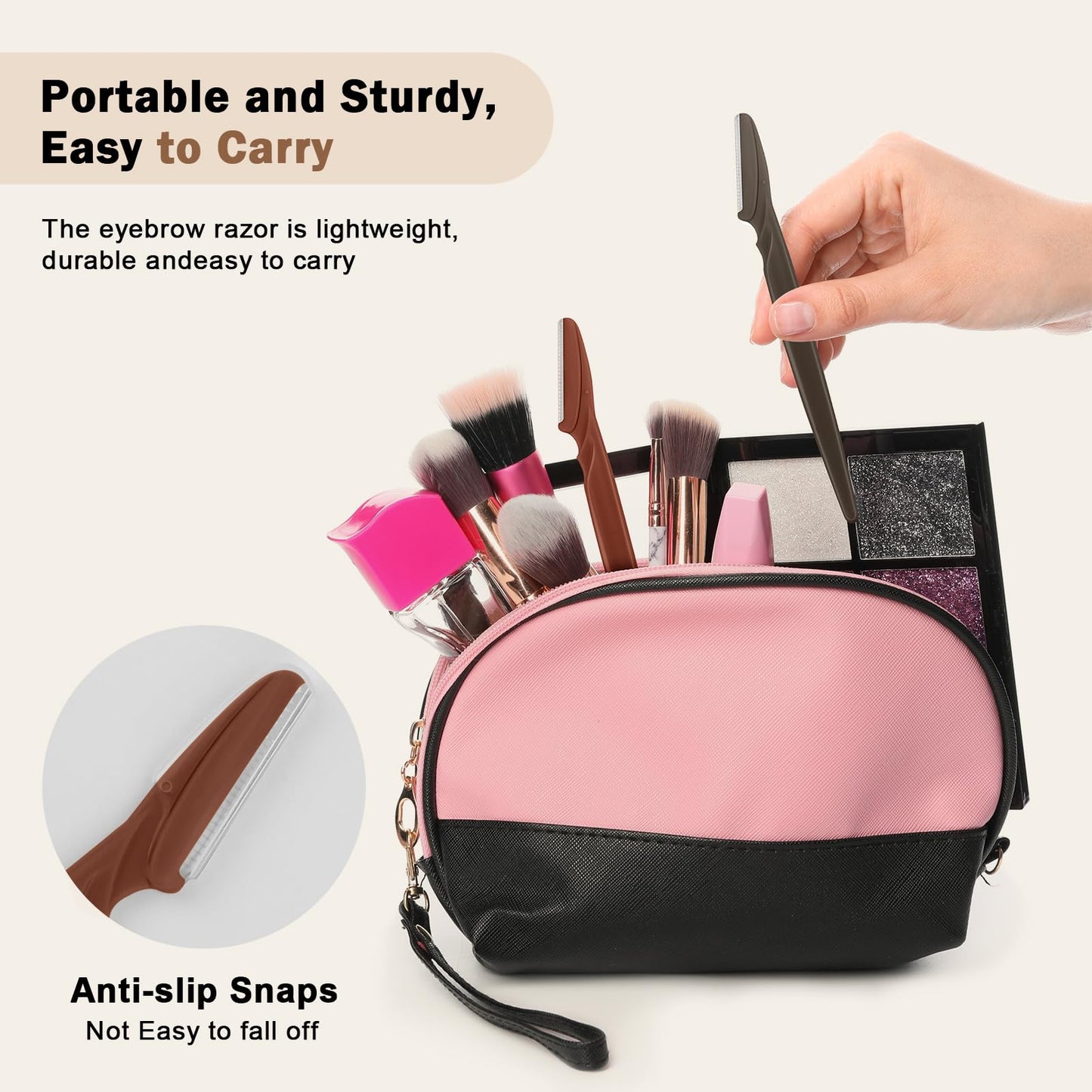 Pack of 6 Razors for Women Face - 6PCS Face Razors for Women - Eyebrow Razor with Precision Cover - Face Shaver for Men - Facial Hair Removal for Men